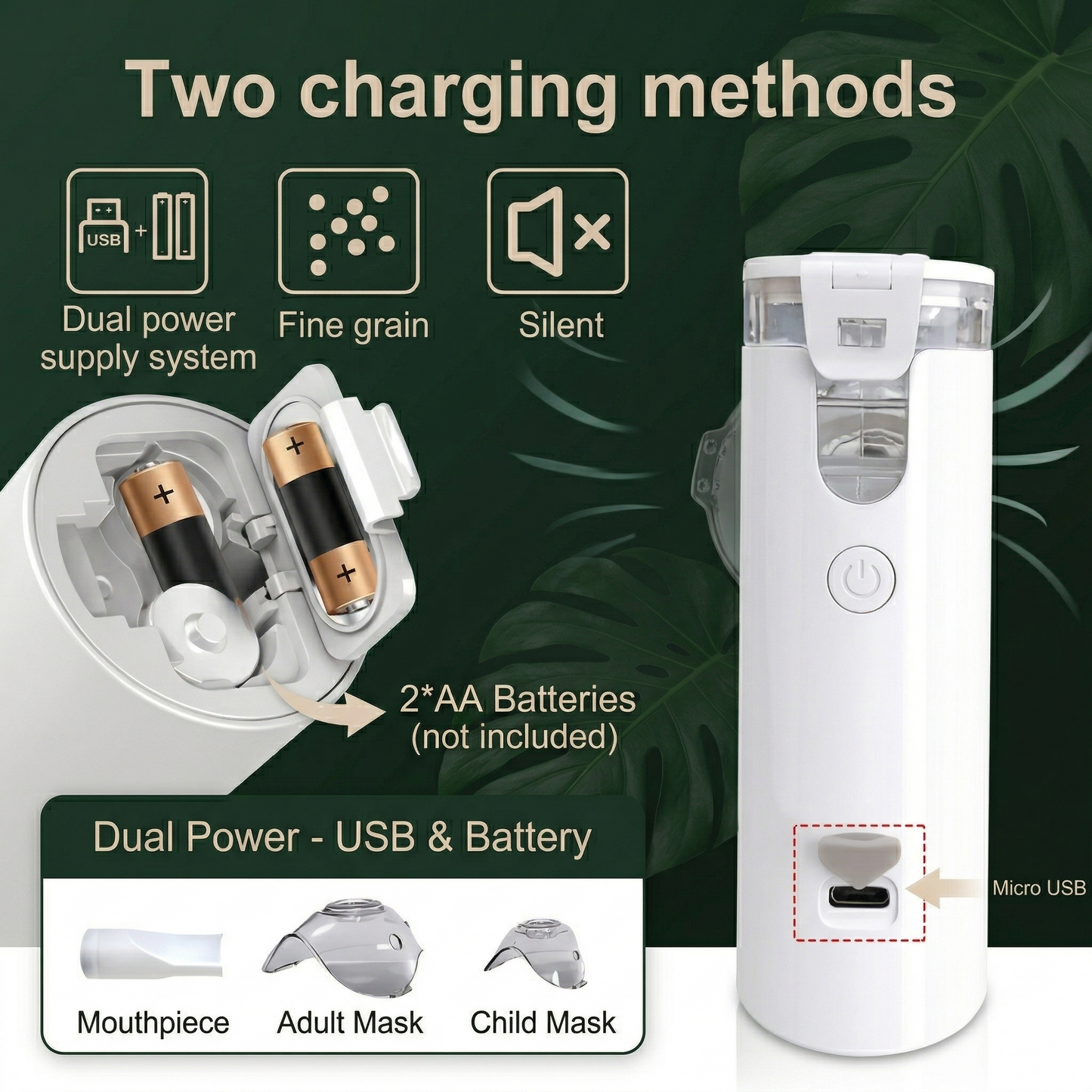 Rechargeable Portable Mesh Nebulizer